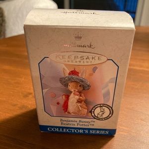 Hallmark Easter ornament - Beatrix Potter Collector's series Benjamin Bunny